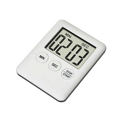 Kitchen timer with white magnet